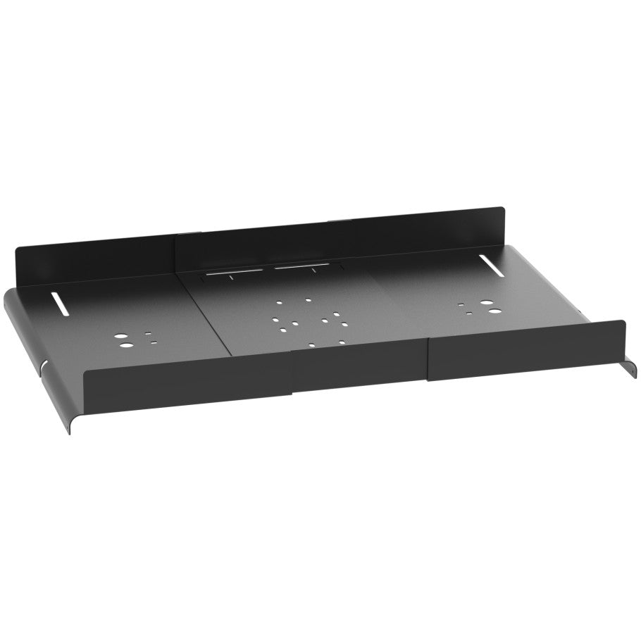 PatchRunner2 Waterwall Trough, Steel, Compatible with PR2V Vertical Managers   2 or 4 Post Racks, Black