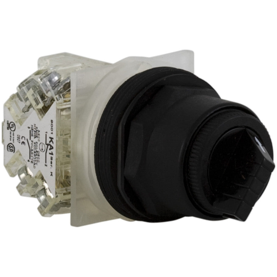 Black for Type SK 30 mm NEMA-Rated HD 2-Position Selector Switch with KA1 on Side  2