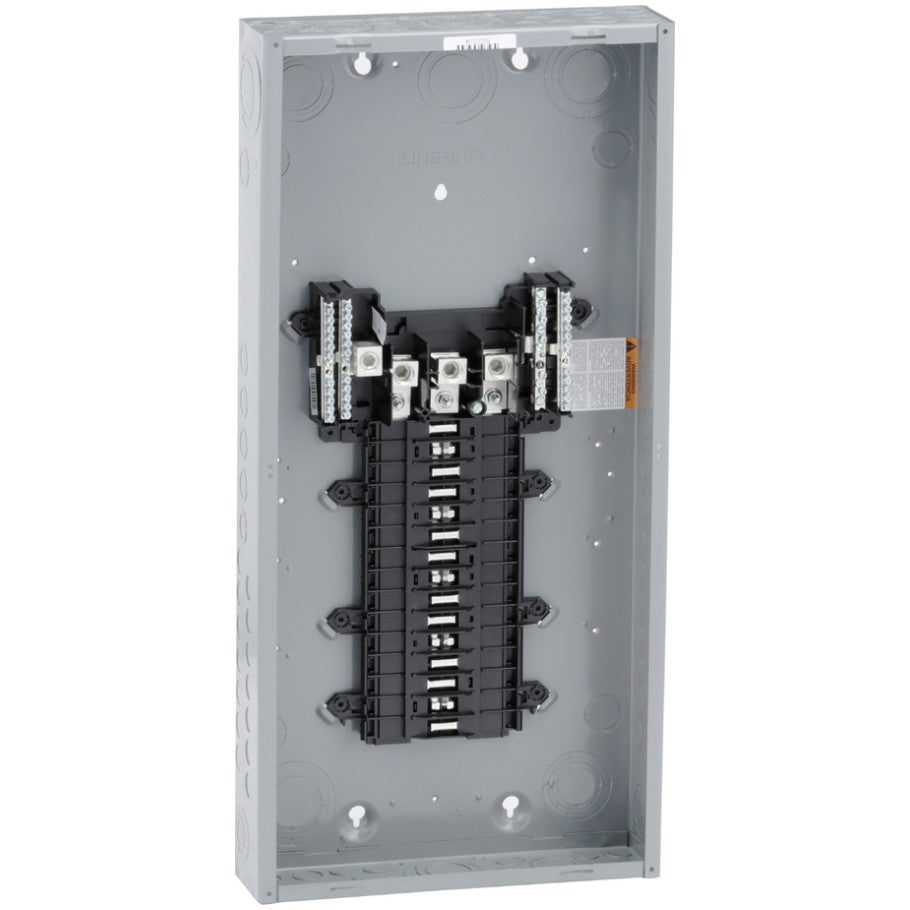 Load center, QO, 3 phase, 30 spaces, 30 circuits, 200A fixed main lugs, NEMA1, gnd bar