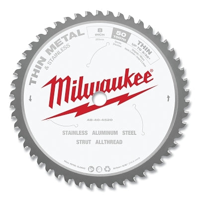 Endurance Carbide Circular Saw Blade, 8 in dia, 50 Teeth
