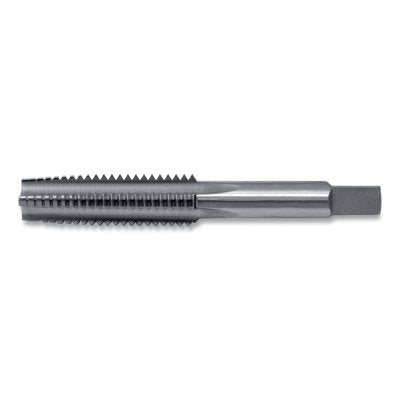 Straight Flute Taper Chamfer Hand Tap, 9/16-18 UNF Tool Size, 3.5938 in OAL, 4 Flutes