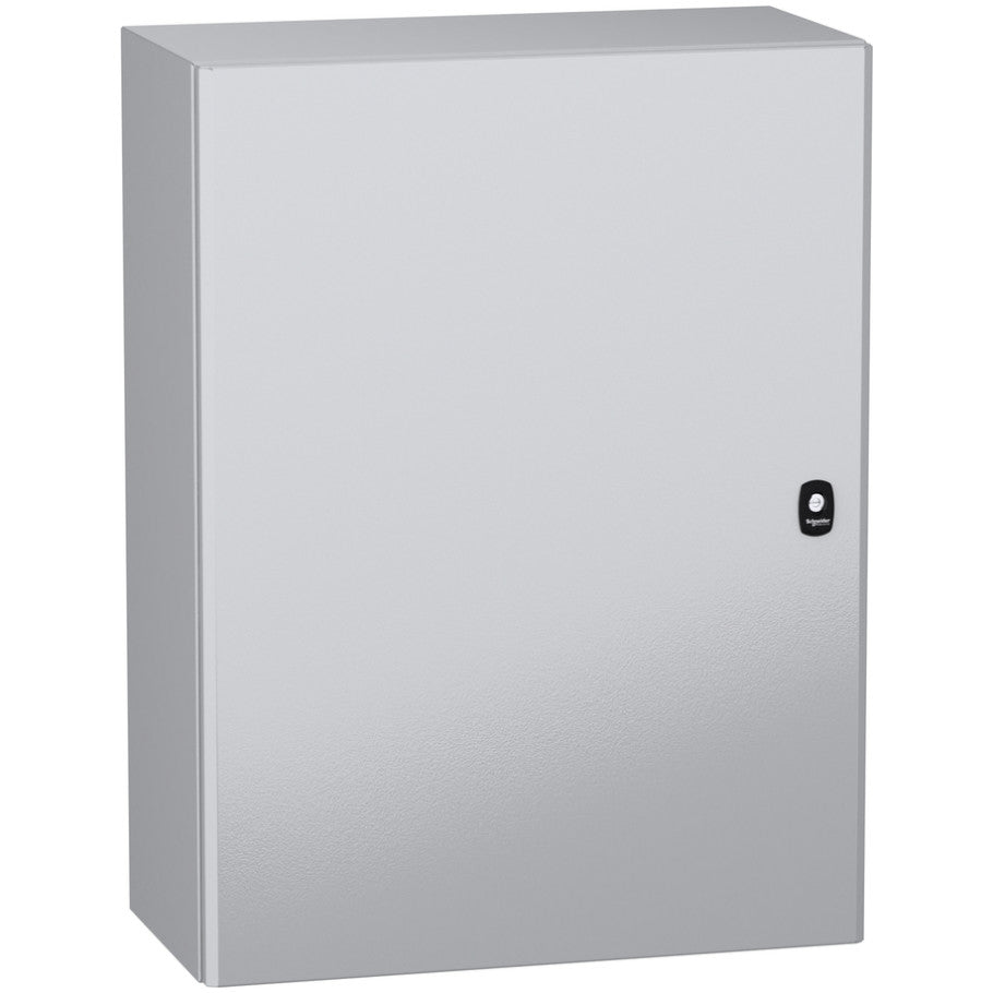 Wall mounted steel enclosure, PanelSeT S3DC, plain door, without plain chasis, 800x600x300mm, IP66, IK10