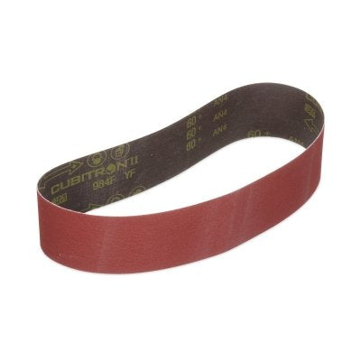 3M 051125-33233 Cubitron II Cloth Belt 984F, 3 in x 72 in, 36+ YF-weight, Precision Shaped Ceramic