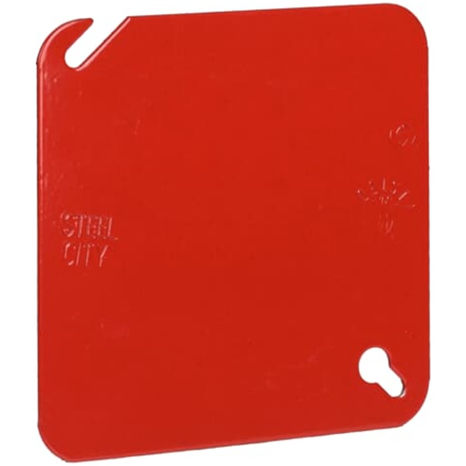 Red Pre-Galvanized Box Cover