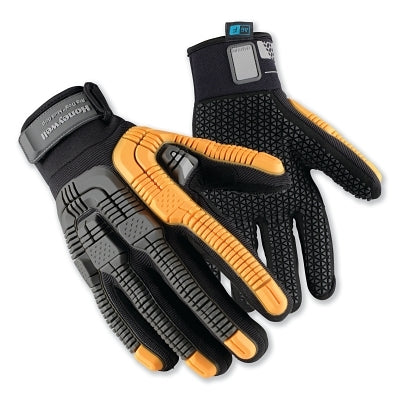 Rig Dog Mud Grip Gloves, ANSI A6, Hook and Loop Cuff, 7/S