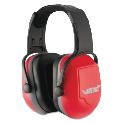 H70 VIBE Earmuff, 26 dB NRR, Red, Headband