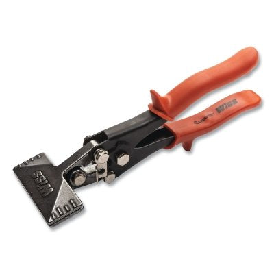 Hand Seamers, 3 in Jaw Width, 1/4 in to 1-1/4 in Jaw Depth, Forged Steel, Red