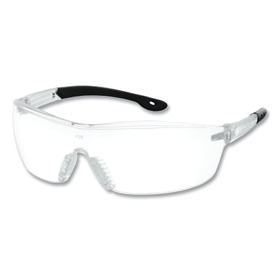 In-Sight Safety Glasses, Clear Lens, Polycarbonate Lens/Frame, Hard/Anti-scratch Coating, Clear Frame