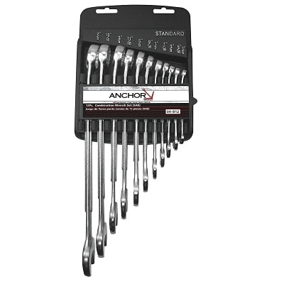 Combination Wrench Set, 11-pc, 12 Points, SAE
