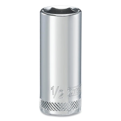 Socket, 3/8 in Drive, 1/2 in Opening, 6-point, Deep