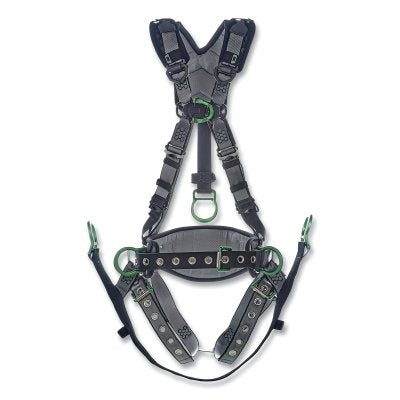 V-FIT Derrick Harness, Chest and Hip D Rings, Extra Large, Tongue Buckle Leg Straps