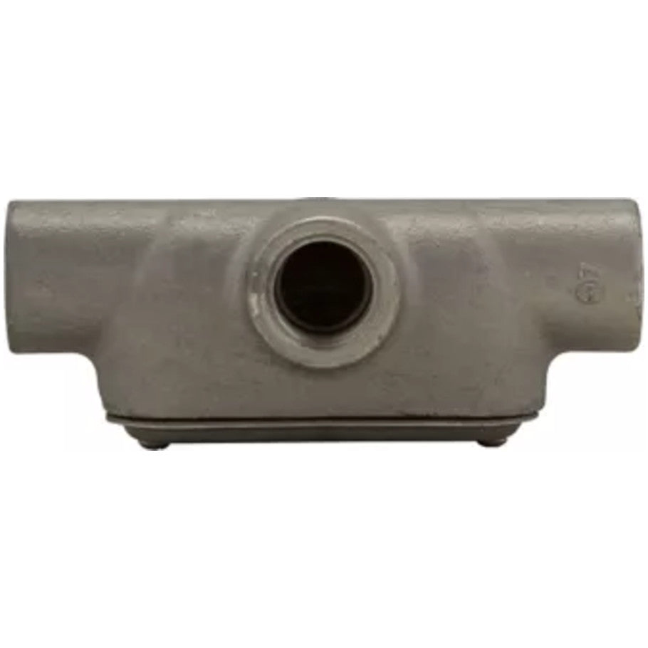 Iron Alloy Form 7 Type T Threaded Conduit Body With Cover and Gasket, 2 Inch