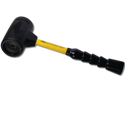 Impax Soft Face Dead Blow Hammers, 2 lb Head, 2 in Dia., Yellow