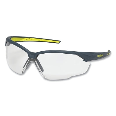 NX1 Safety Glasses, Grey 12%, TruShield, Gray/Lime