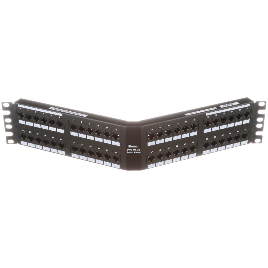 DP6 Plus UTP Angled Patch Panel, 48-Port