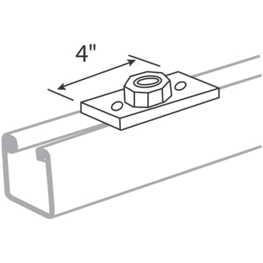 CONNECTOR CAST CONDUIT LENGTH 4 INCHES