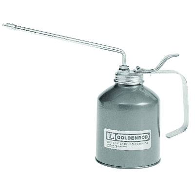 Industrial Pump Oilers, 16 oz, Lever Action, Angle 8 in Spout