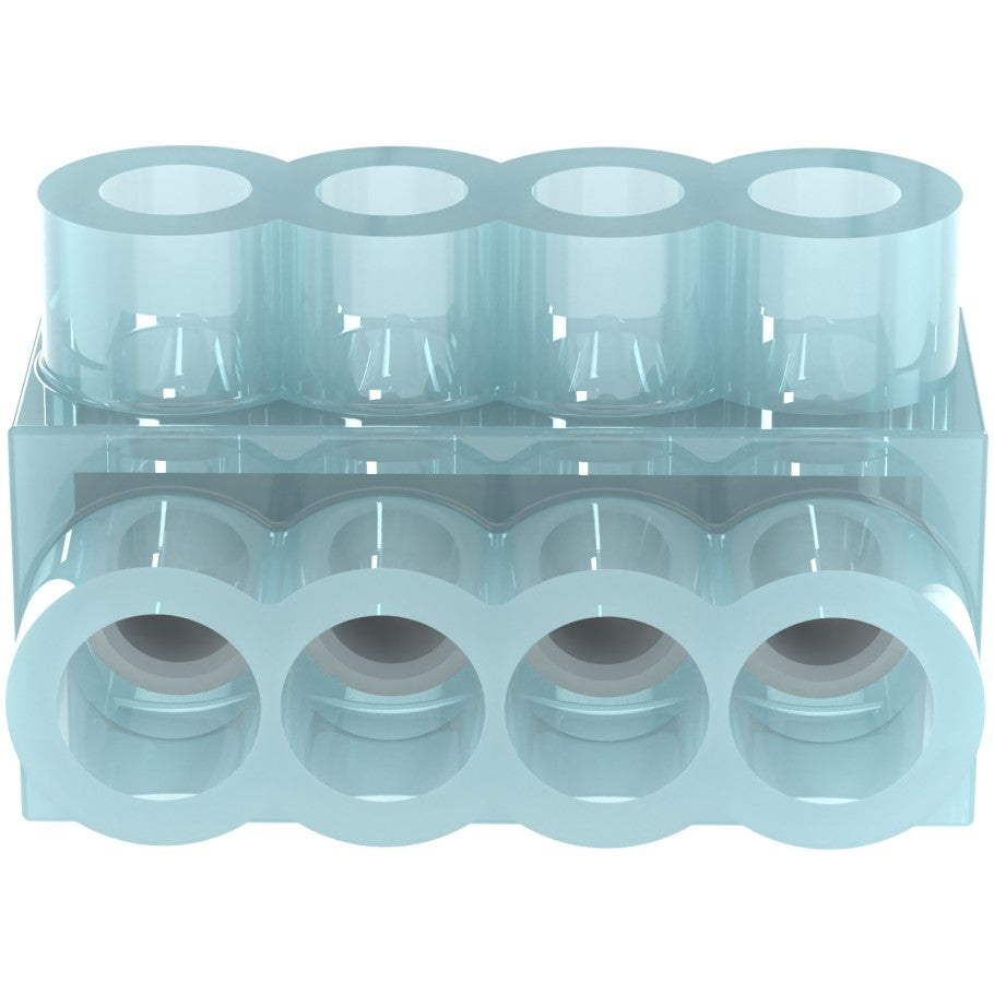 Pan-Lug PCSB4-4-6Y Multi-Tap Mech Con, Double Sided, 4, Tin Plt Al, PK6