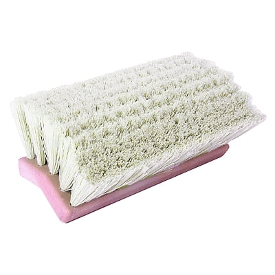 Bi-Level Scrub Brush, 10 in Foam Block, 2 3/4 in Trim L, Flagged WH Polystyrene