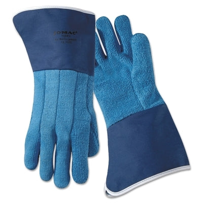 Jomac Blue Terry Cloth with Duck Cuff Sleeve, Large, Blue