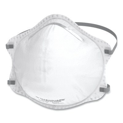 3300 Series N95 Particulate Respirator, Half Face, Welded Head Straps, White, Regular