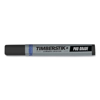 TIMBERSTIK+ PRO GRADE Lumber Crayon, 1/2 in X 4.625 in, Black