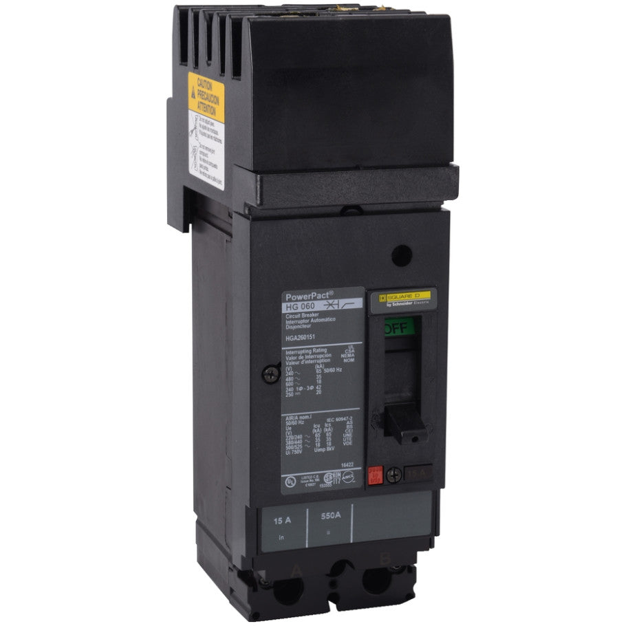 I-Line Circuit Breaker, 40 A, 600 V, 2-Pole, I-Line Mount, 18 kA