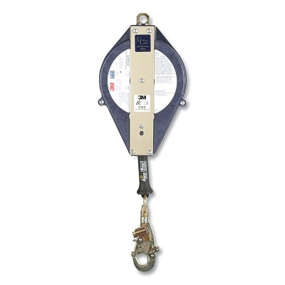 3M 3503883 Ultra-Lok Self Retracting Cable Lifeline, Stainless Steel, 50 ft L, 310 lb, Swivel Snap Hook