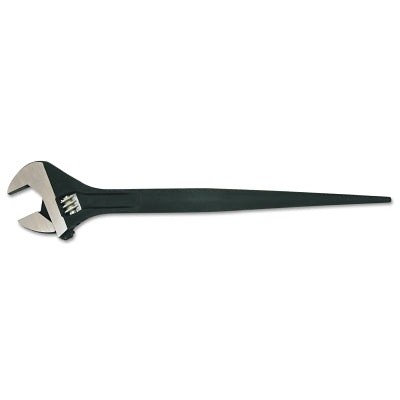 Adjustable Construction Wrench, 10-5/8 in L, 1-1/8 in Opening, Black Oxide