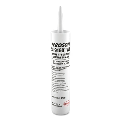 Silatech White RTV Silicone Adhesive Sealants, 300 mL Cartridge, White