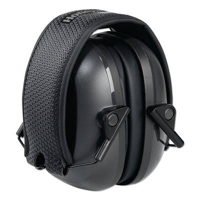 VeriShield 100 Series Passive Earmuffs, 24 dB, Black, Folding, VS110F