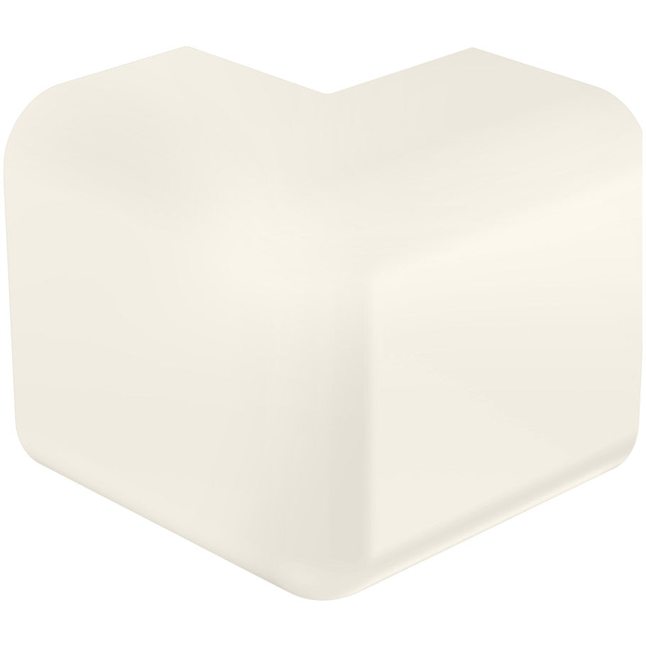 Surface Raceway, LDPH10 Power Rated Outside Corner, White