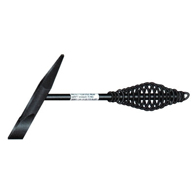 Spring Handle Chipping Hammer, 10 in OAL, 16 oz Head Wt, Chisel and Pick, Steel