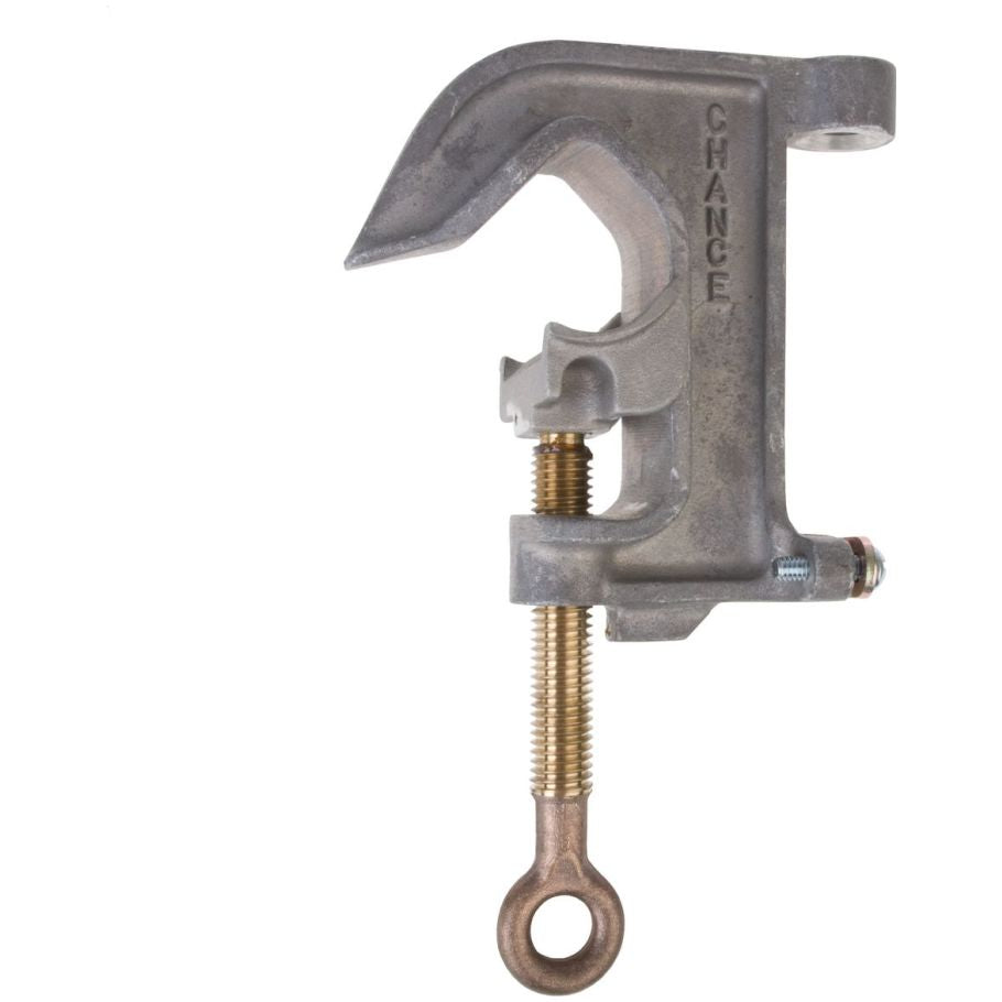C-Type Grounding Clamp, Aluminum, 2 AWG to 4/0 AWG