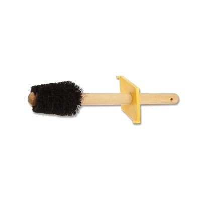 Dope Brush, 3 in Trim L, 16 in OAL, Wood, Taper Top to Botton, Grey Tampico Fiber, Includes Guard