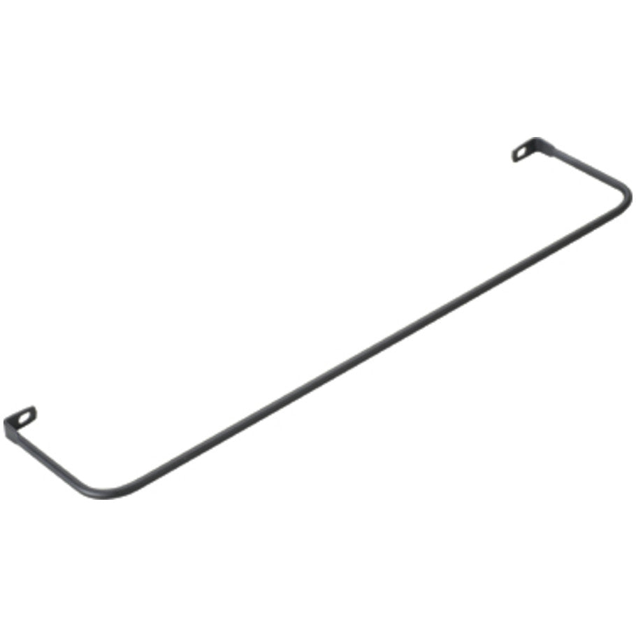 Deep Strain Relief Bar, CRS Material, Black, 5 in. Offset