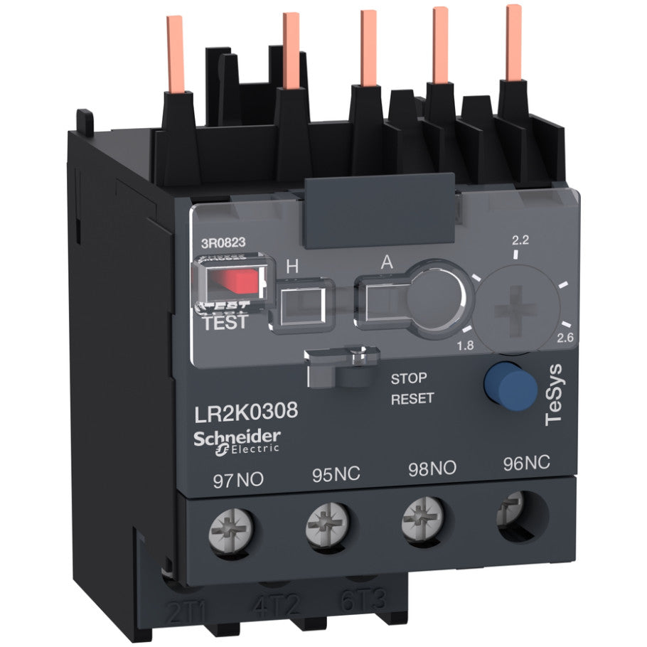 TeSys LRK, Differential Thermal Overload Relay, 1.8 To 2.6A, Class 10A, Screw Clamp Terminals