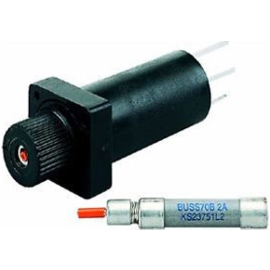 12A 300VDC Panel Mount Fuse Holder For 70 Series Fuses