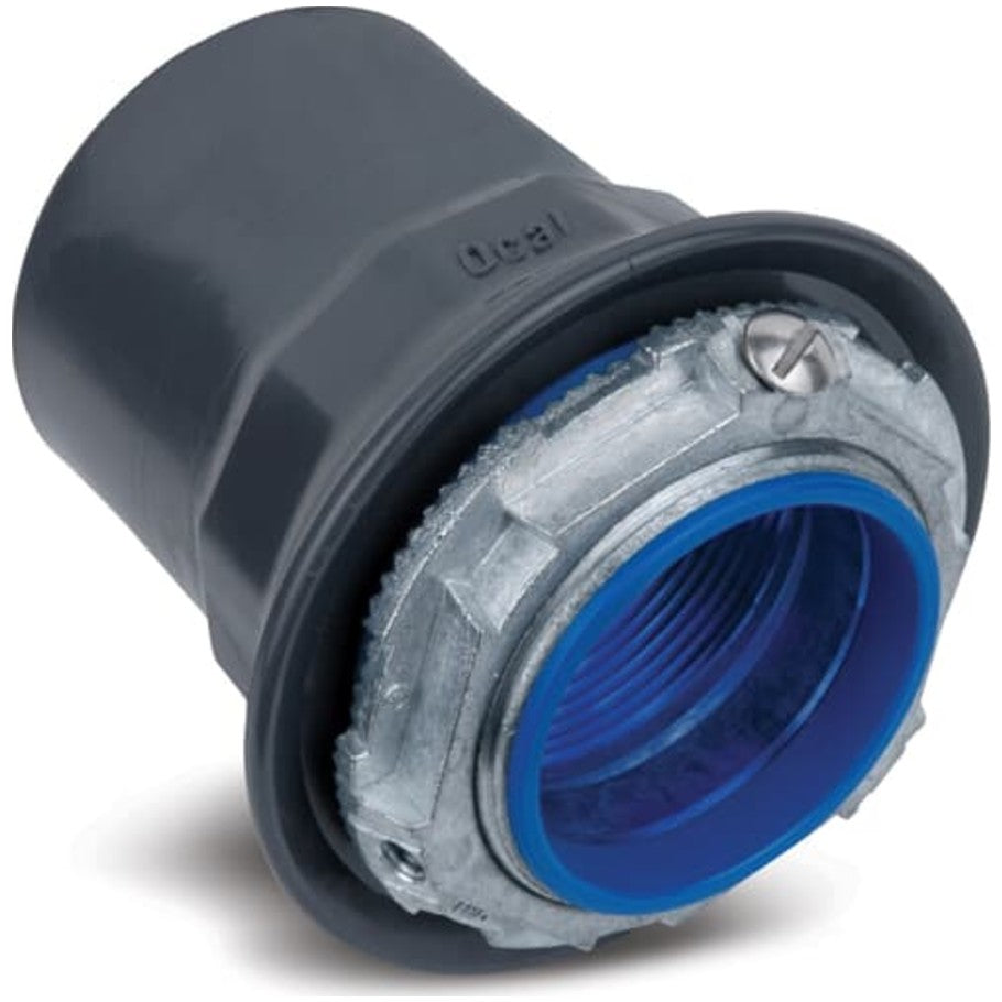 Ocal-Blue Grounding Hub, PVC Coated Zinc, Insulated 105  176;C, 3/4 in.