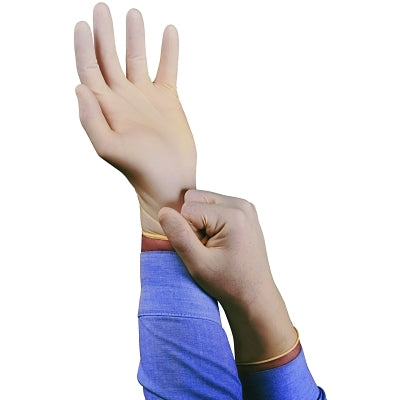 69-318 Disposable Gloves, Powder Free, Natural Rubber Latex, 5 mil, Small