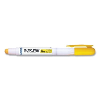 Quik Stik All Purpose Mini Solid Paint Marker, 3/8 in dia x 4.625 in L, Yellow