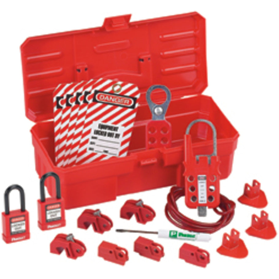 PSL-KT-CONA Lockout Kit, Contractor, Red, PK1