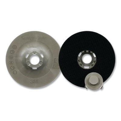3M 638060-89870 Universal Surface Conditioning Back-Up Pad, 4.5 in dia, Hook and Loop, 13300 RPM