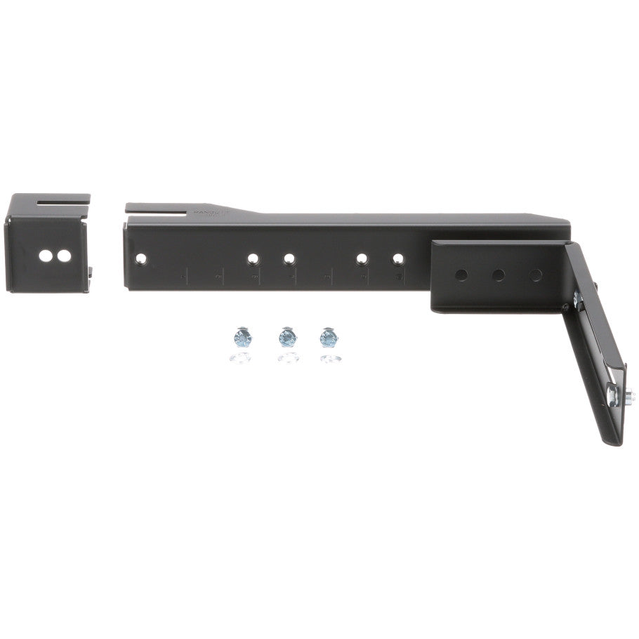 Adjustable Ladder Bracket, Black, 2.26 in. D, 11.76 in. L