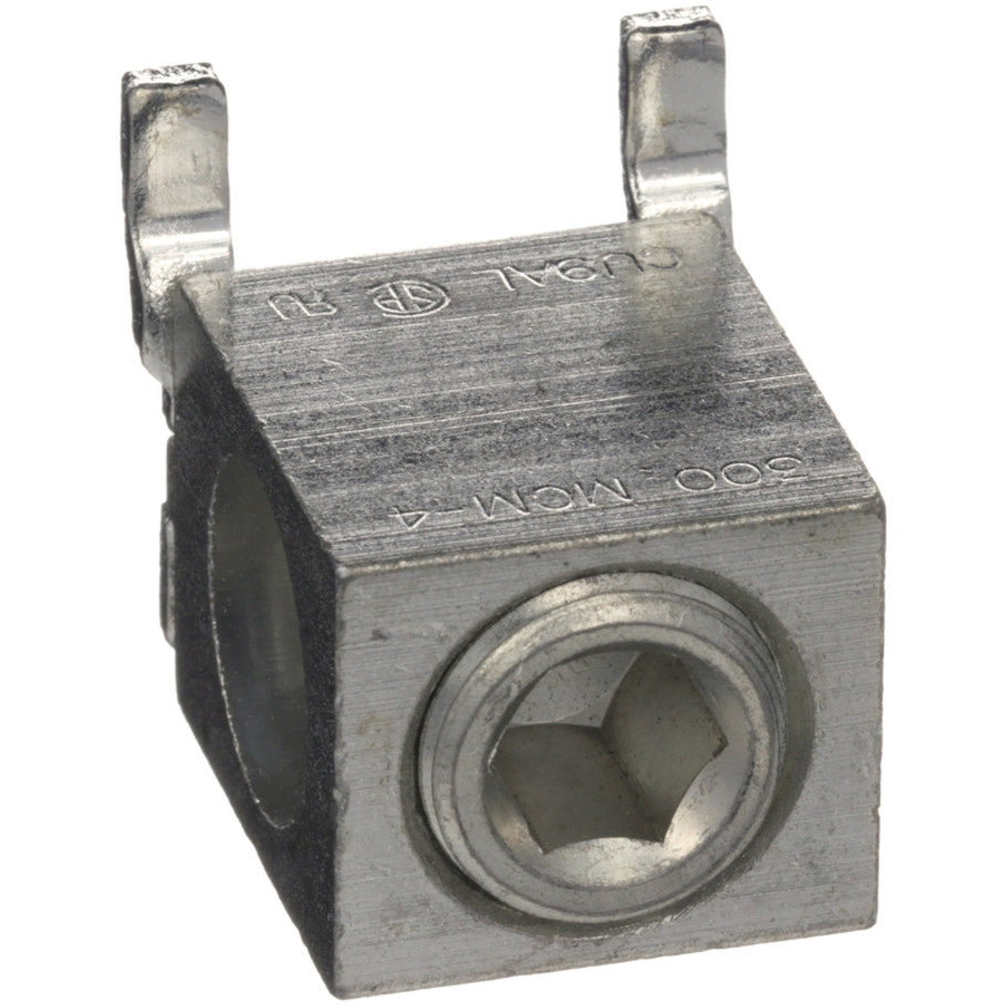 Field Installed Neutral/Ground Lug, 4 AWG to 300 kcmil, Aluminum/Copper