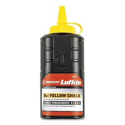 Chalk Refill, 8 oz Bottle, Yellow