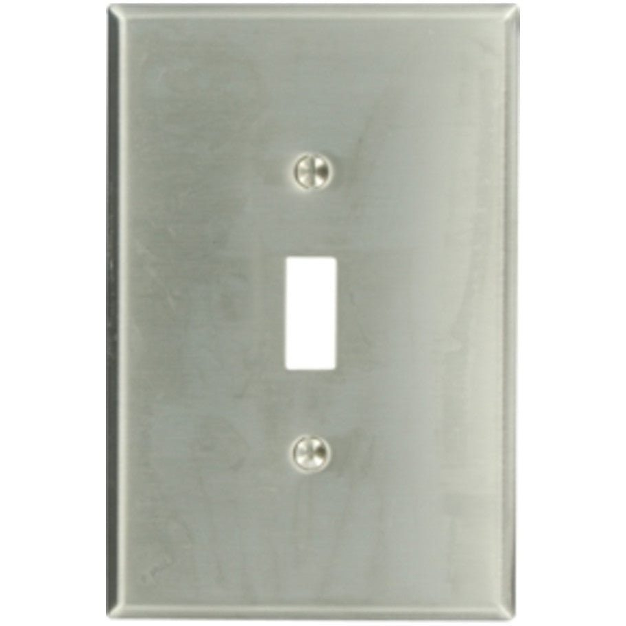 Type 430 Stainless Steel 1 Gang Device Mount Oversized Toggle Switch Wall Plate