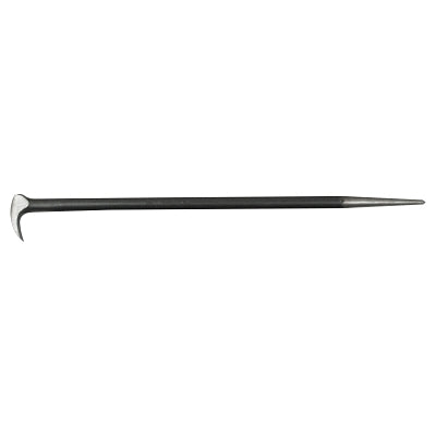 Ladyfoot Pry Bar, 16 in L x 5/8 in Stock, Right Angle Chisel/Pointed, Round