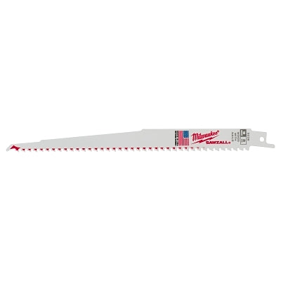 SAWZALL Standard Wood Cutting Blade, 9 in L x 3/4 in W, 5 TPI, 5 EA/PKG