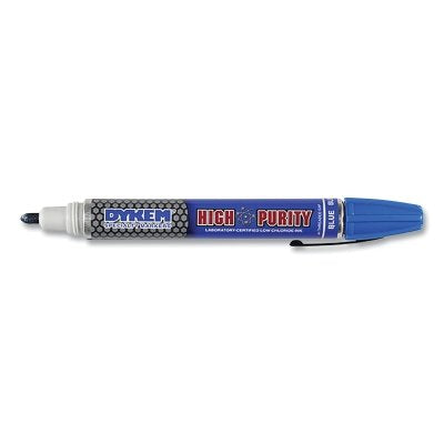 High Purity Marker, Blue, Medium, Threaded Cap